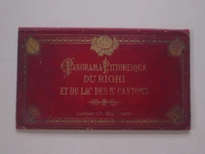 Panoramic Illustration of View from Mont Righi- ca.1890