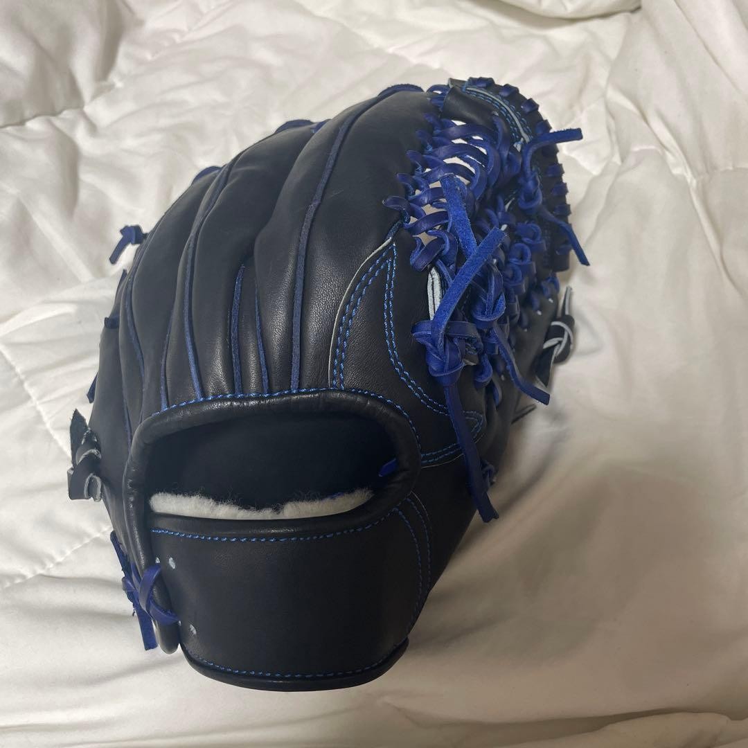Infield Navy Blue Leather Used