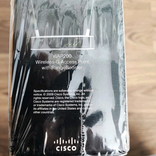 BNIB CISCO WIRELESS-G ACCESS POINT POWER OVER ETHERNET RANGE BOOSTER WAP200-UK - Afbeelding 11 van 16