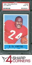 1964 PHILADELPHIA #165 J.D. SMITH 49ERS PSA 9 SET BREAK