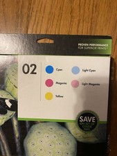 HP Combo-Pack Genuine 02 Series 5-Pack Vivera Ink Cartridges CC604FN 140 SEALED