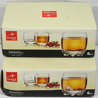 Two Boxes Bormioli Rocco Galassia Made in Italy 6-Glassia per box 2 oz. size