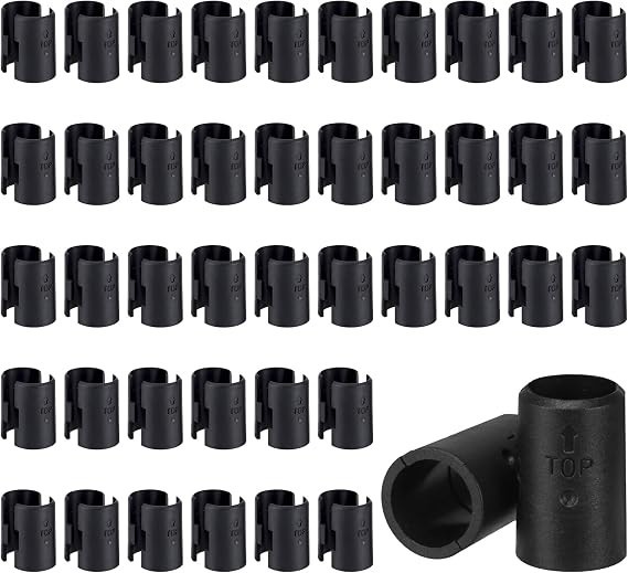 Wire Shelf Clips,40-Packs Wire Shelving Shelf Lock Clips for 1" Post- Shelving S