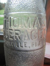 THOMAS BEVERAGE Bottle - Woman owned - Jacksonville, Florida - 1939