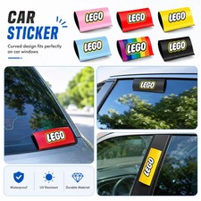 Universal Lego Car Tag Label Colorful Decal Creative Accessories Logo Car Decor