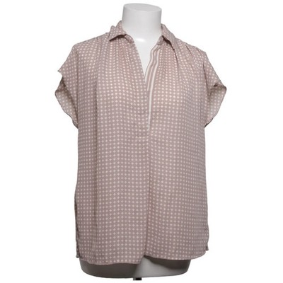 Max Studio, Bluse, Größe: S, Beige/Weiß, Polyester, Medaillon, Damen #qKC