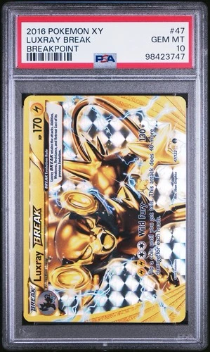PSA 10 2016 Pokémon XY Luxray Break Breakpoint #47 Gem Mint Rare LOW POP