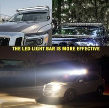 Dual Row 32INCH LED Light Bar 2040W Driving Offroad Flood Spot Combo Beam PK 30"
