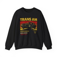 1976 Trans Am Crewneck Sweatshirt Retro Muscle Car Racing Pullover