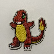 Pokemon Charmander EMBROIDERED IRON-ON PATCH 2.5"x2.25"