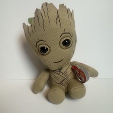 Ty Beanie Babies Marvel Baby Groot Plush Stuffed Animal Guardians Galaxy 6"