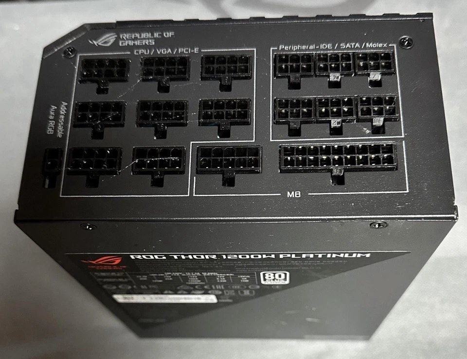 ASUS ROG Thor 1200W Platinum OVP!!TOP!! - Bild 4 von 4