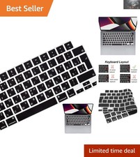 Layout Silicone Keyboard Cover - Protection for MacBook Pro 14 16 Inch