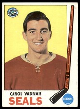 1969-70 Topps #82 CAROL VADNAIS   Oakland Seals  EX