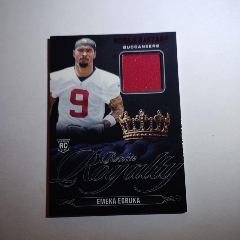 2025 Panini Rookie Royalty Emeka Egbuka RR-EEA Tampa Bay Buccaneers Patch RC