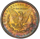 1885-P PCGS MS63 Morgan Dollar | PQ Rainbow Toning | Eye-Catching Monster Color