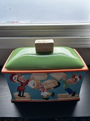 Kellogg's Rice Krispies 100 Years Anniversary Collector's Edition Jar And Tray