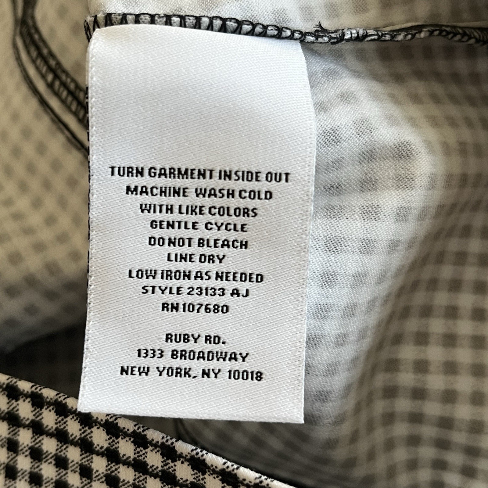 Ruby Rd Womens 8 Gingham Button Down Jacket Light… - image 5