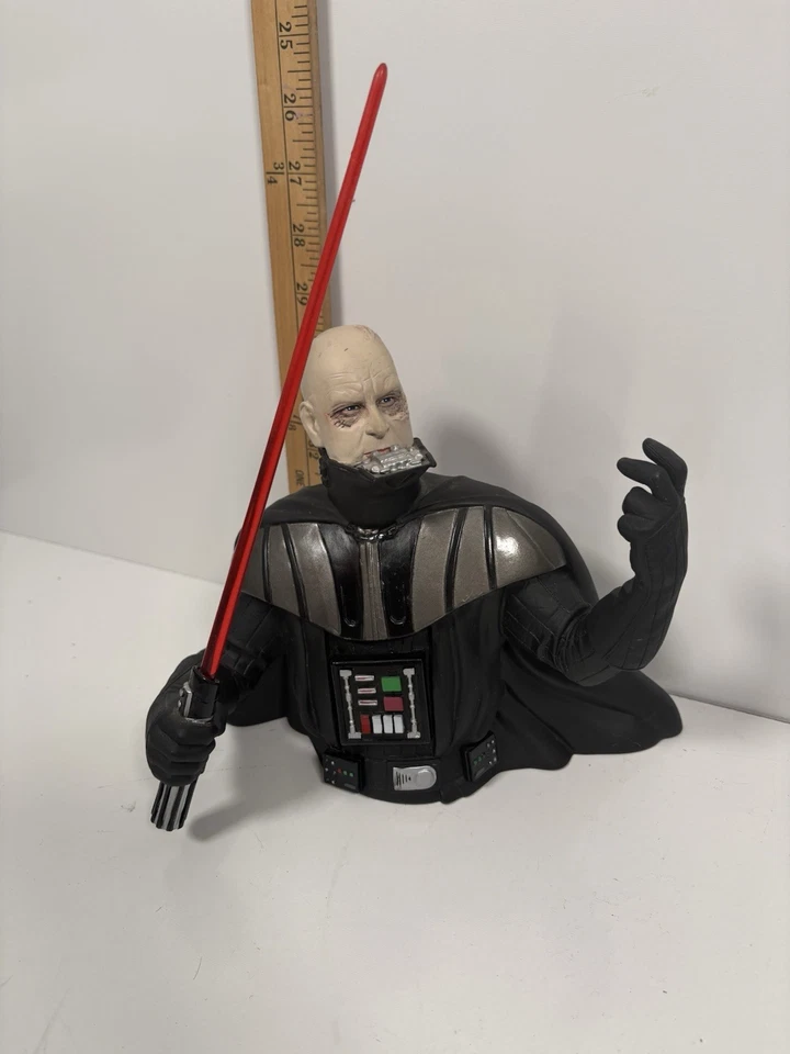 Diamond Select Star Wars Darth Vader (Unmasked) Bust Vinyl Bank RARE HTF 2009 - Image 4 of 4