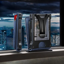 Airtag Wallet for Men with Money Clip Slim Front Pocket RFID Blocking Gift Boxed