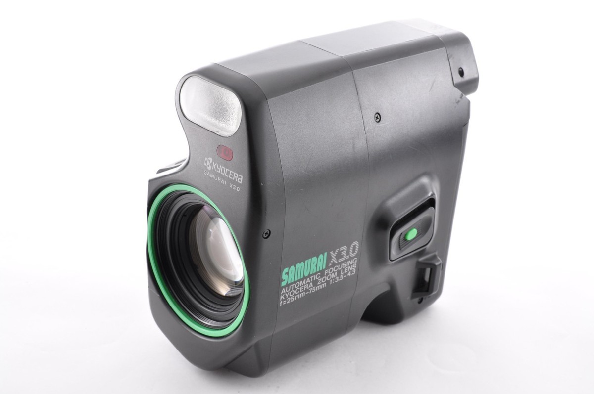 Near Mint] Kyocera Samurai x3.0 Green 35mm Half Frame Film Camera