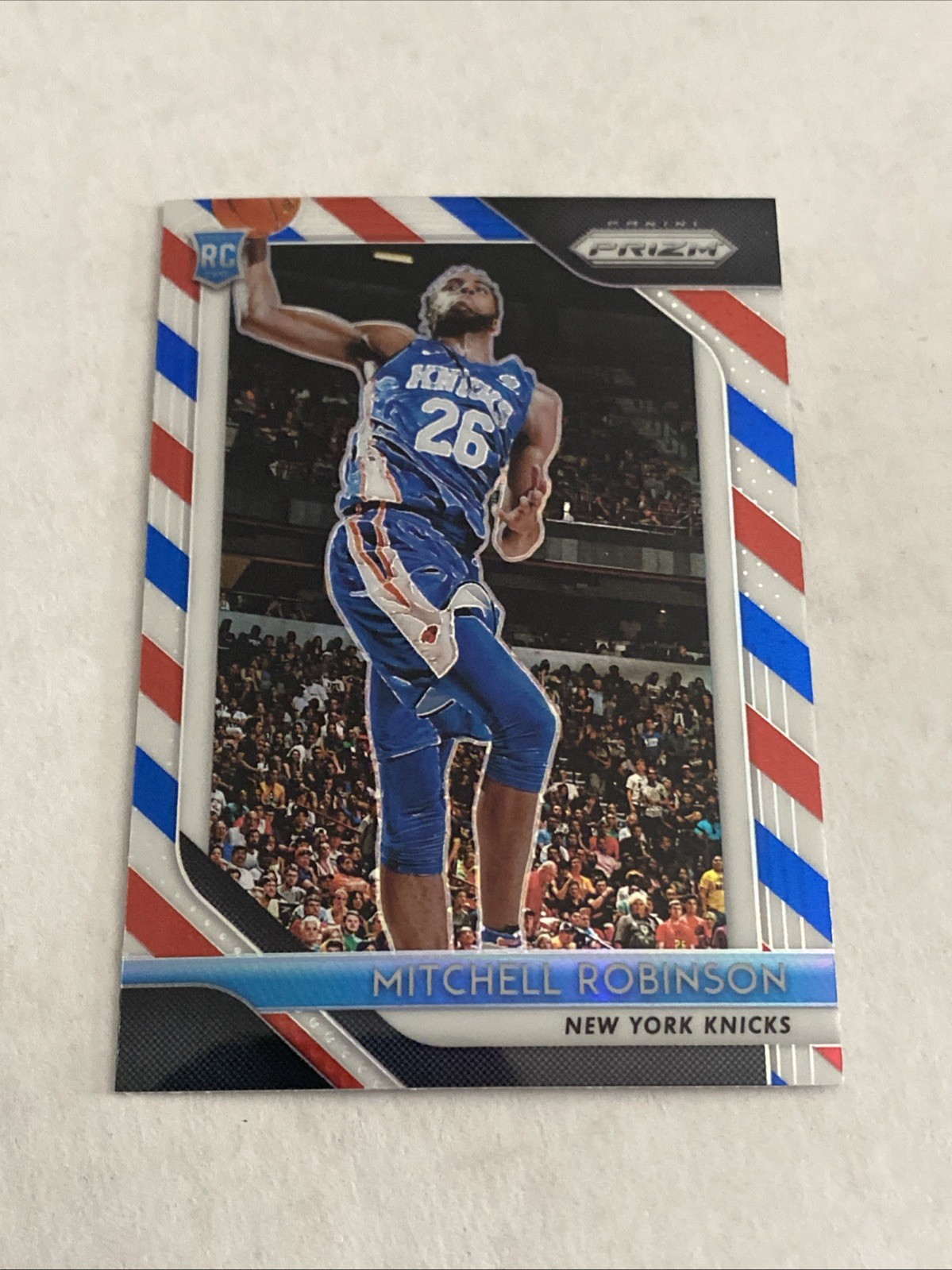 2018-19 Panini Prizm Mitchell Robinson Red White Blue Prizm RC #227 KNICKS