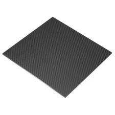 240 x 240 x 4mm Carbon Fiber Board Plate Matte Twill Weave Panel Sheets