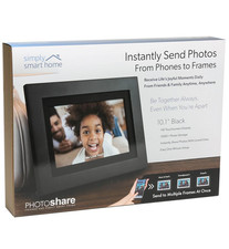 Simply Smart Home PhotoShare 10.1" WIFI Digital Picture Frame FSM010BL - Black