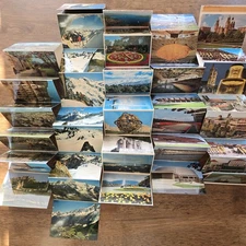 Lot of 5 Vintage European Souvenir Postcard Booklets Travel