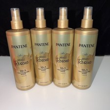 4--12oz-Pantene MIRACLE RESCUE 10 In 1 Multitasking Spray Leave In Treatment New