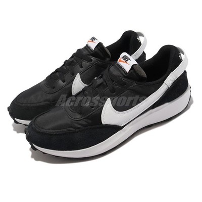 Nike Waffle Debut Black White Men Casual Lifestyle Shoes Sneakers DH9522-001