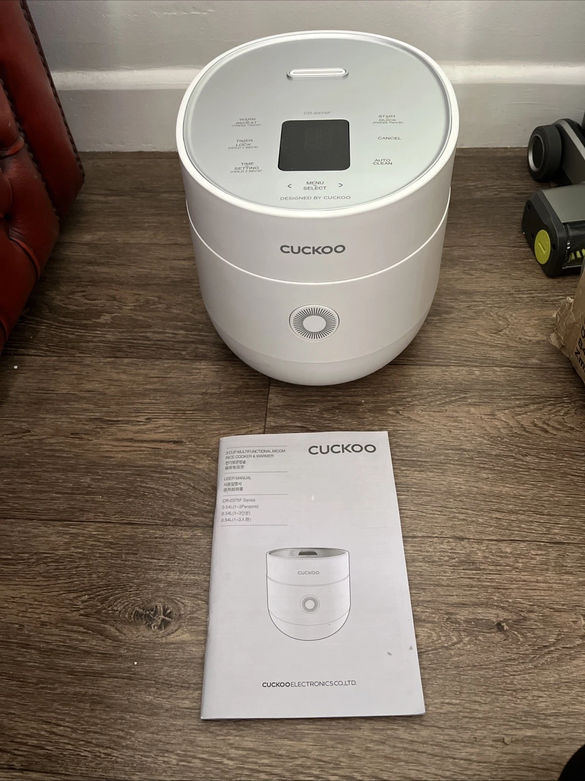 CUCKOO Micom CR-0375F Rice Cooker and Warmer 3 Cups NON UK PLUG 120v
Opens in a new window or tab