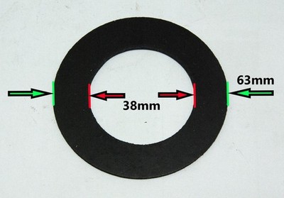 Tankdeckeldichtung Nitrile rubber seal Monza Alu 2,5 inch flip up fueltank cap
