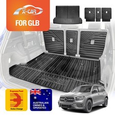 Boot Liner Back Seat Protector for Mercedes Benz GLB 20+ Kick Mats Cover Cargo