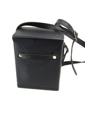 Vintage Black Leather hard Case for Polaroid Camera