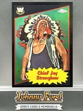 2025 Topps Chrome WWE Chief Jay Strongbow Black Refractor #05/10 #85TL-CS
