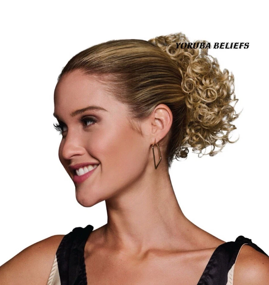 Envoltura de rizos enrollados Pop - R2 Ébano de Hairdo para mujer - 1 pieza envoltura para el cabello Foto 3 de 3