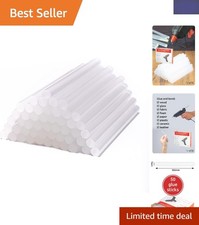Craft Perfect 7mm Hot Glue Sticks – 50 Pack for Seamless Applications 0.18 per stick