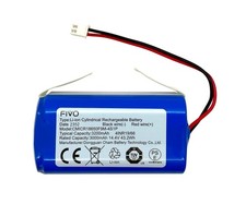 Battery for Shark Ion R75 RV85 RV850 RV750-N RVBAT850 (2-prongs plug) 3200mAh