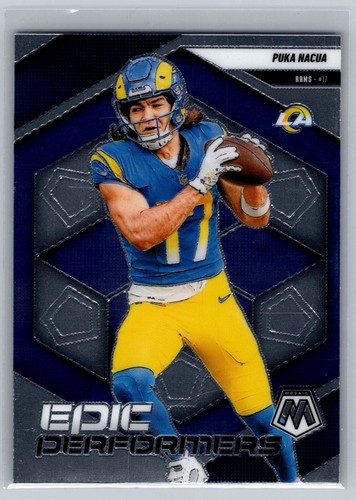 Puka Nacua #7 2025 Panini Mosaic Epic Performers card