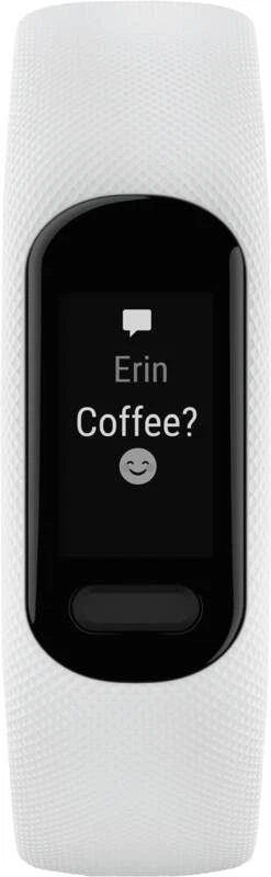 Garmin vivosmart 5 S/M Weiss Smartwatch Aussteller in OVP - Bild 2 von 4