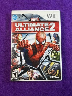 Marvel Ultimate Alliance 2 - Nintendo Wii - Complete In Box CIB 
