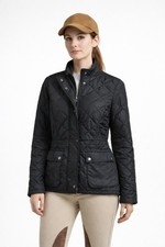 Coach Black Diamond Quilted Puff Jacket Full Zip Women's Size XS NEW 2015