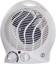 Fan Heater 2 in 1 2KW 2000W Small Portable Electric Hot Warm Air Upright