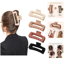 Extra Large 5 Inch Claw Hair Clips for Thick Hair 4 Pack Style1 Thick Hair Clips