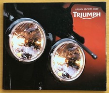 TRIUMPH URBAN SPORTS MOTORCYCLE RANGE Sales Brochure For 2009 #T3865001