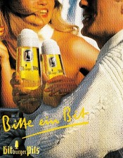 3w26872/ Reklame / Werbung aus 1990 &ndash; Bitburger Pils