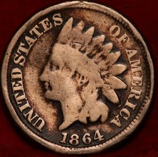 1864 Copper-Nickel Philadelphia Mint Indian Head Cent