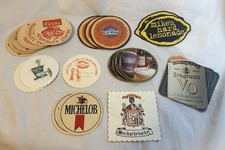 Vintage Brewery Beer/Alcohol Cardboard Advertising Coasters, Lot of 28