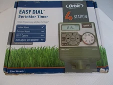 Orbit Easy Dial Programmable 4 Zone Indoor Sprinkler Timer New Open Box